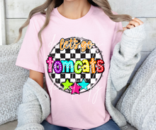 Load image into Gallery viewer, Let’s Go Bright Dotted Checkered Mascots DROPDOWN TRANSFER CAP 24