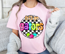 Load image into Gallery viewer, Let’s Go Bright Dotted Checkered Mascots DROPDOWN TRANSFER CAP 24