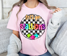 Load image into Gallery viewer, Let’s Go Bright Dotted Checkered Mascots DROPDOWN TRANSFER CAP 24