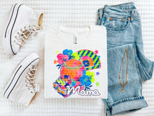 Load image into Gallery viewer, Bright Watercolor Hibiscus Mama Sport Options DROPDOWN TRANSFER SCG APR 26