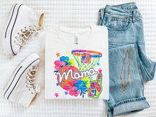 Load image into Gallery viewer, Bright Watercolor Hibiscus Mama Sport Options DROPDOWN TRANSFER SCG APR 26