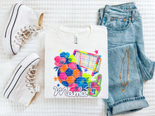 Load image into Gallery viewer, Bright Watercolor Hibiscus Mama Sport Options DROPDOWN TRANSFER SCG APR 26