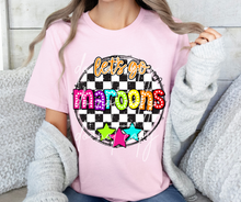 Load image into Gallery viewer, Let’s Go Bright Dotted Checkered Mascots DROPDOWN TRANSFER CAP 24