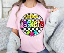 Load image into Gallery viewer, Let’s Go Bright Dotted Checkered Mascots DROPDOWN TRANSFER CAP 24