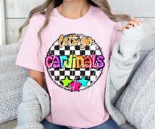 Load image into Gallery viewer, Let’s Go Bright Dotted Checkered Mascots DROPDOWN TRANSFER CAP 24