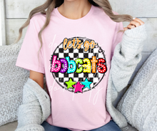 Load image into Gallery viewer, Let’s Go Bright Dotted Checkered Mascots DROPDOWN TRANSFER CAP 24