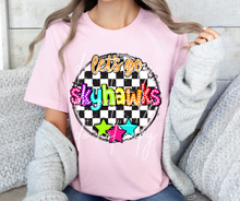 Load image into Gallery viewer, Let’s Go Bright Dotted Checkered Mascots DROPDOWN TRANSFER CAP 24