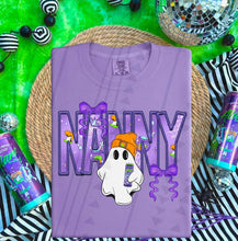 Load image into Gallery viewer, Halloween Al_ni Title Faux Embroidery Dropdown TRANSFER TGG AUG 25