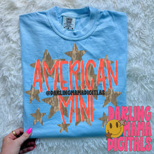 Load image into Gallery viewer, American Mama or Mini Camo Stars DROPDOWN TRANSFER DMD EM JUNE 26