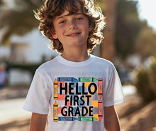 Load image into Gallery viewer, Hello Grades Crayon Block Dropdown TRANSFER MWG JAN 25