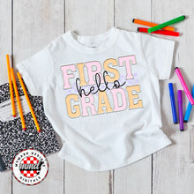 Load image into Gallery viewer, Pastel Pink Orange Checkered Grades DROPDOWN TRANSFER MMD