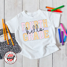 Load image into Gallery viewer, Pastel Pink Orange Checkered Grades DROPDOWN TRANSFER MMD