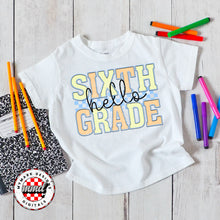 Load image into Gallery viewer, Pastel Yellow Orange Checkered Grades DROPDOWN TRANSFER MMD