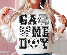 Load image into Gallery viewer, Game Day Soccer Bow Goal TRANSFER
