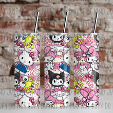 Load image into Gallery viewer, Polaroid Characters SUBLIMATION TUMBLER TRANSFER SSD PART 2 JAN 25