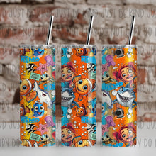 Load image into Gallery viewer, Polaroid Characters SUBLIMATION TUMBLER TRANSFER SSD PART 2 JAN 25