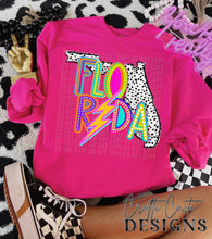Load image into Gallery viewer, Retro Preppy Marquee States (All 50 states available) DTF TRANSFER CCD