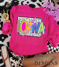 Load image into Gallery viewer, Retro Preppy Marquee States (All 50 states available) DTF TRANSFER CCD