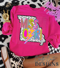 Load image into Gallery viewer, Retro Preppy Marquee States (All 50 states available) DTF TRANSFER CCD