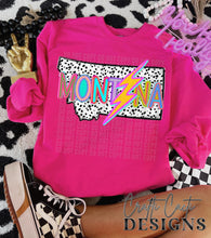 Load image into Gallery viewer, Retro Preppy Marquee States (All 50 states available) DTF TRANSFER CCD