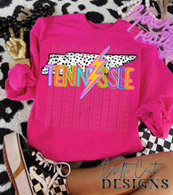 Load image into Gallery viewer, Retro Preppy Marquee States (All 50 states available) DTF TRANSFER CCD