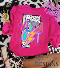 Load image into Gallery viewer, Retro Preppy Marquee States (All 50 states available) DTF TRANSFER CCD
