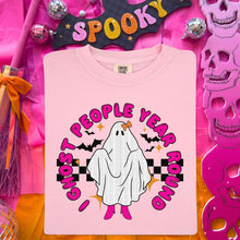 Load image into Gallery viewer, I Ghost People Year Round Check Ghost Pink TRANSFER HMWK