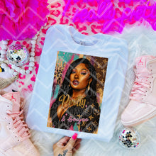 Load image into Gallery viewer, Retro Leopard Watercolor Portrait Dropdown TRANSFER VIRGO MAY 25