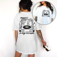 Load image into Gallery viewer, Music Is My Escape DROPDOWN With Pocket TRANSFER CSC FEB