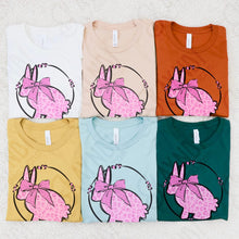 Load image into Gallery viewer, Black Circle Pink Leopard Print Bunny TRANSFER KAYNDI JAN