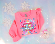 Load image into Gallery viewer, Deck The Halls Big Ornament With Flowers & Snowflakes TRANSFER SCG NOV 25