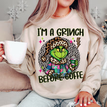 Load image into Gallery viewer, I’m A Green Guy Before Coffee Dropdown TRANSFER VIRGO AUG 25