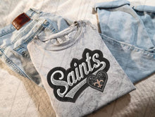 Load image into Gallery viewer, Faux Embroidery Glitter Football Team Dropdown TRANSFER TGG MAY 25