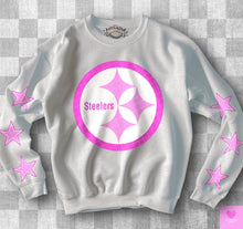 Load image into Gallery viewer, Football With Star Sleeve Pink DROPDOWN TRANSFER KPI