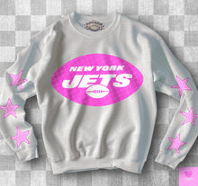 Load image into Gallery viewer, Football With Star Sleeve Pink DROPDOWN TRANSFER KPI