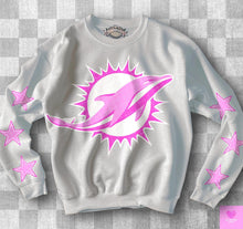 Load image into Gallery viewer, Football With Star Sleeve Pink DROPDOWN TRANSFER KPI