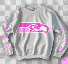 Load image into Gallery viewer, Football With Star Sleeve Pink DROPDOWN TRANSFER KPI