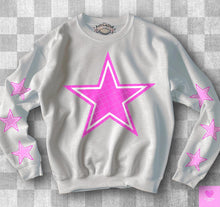 Load image into Gallery viewer, Football With Star Sleeve Pink DROPDOWN TRANSFER KPI