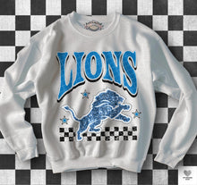 Load image into Gallery viewer, Football Checkered Faux Sequin DROPDOWN TRANSFER KPI