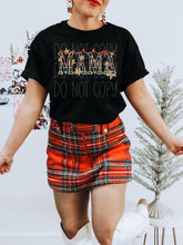Load image into Gallery viewer, Merry Red Glitter Red Black Gold Plaid & Gold Stars DROPDOWN TRANSFER PHDC NOV 25