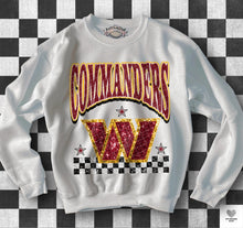 Load image into Gallery viewer, Football Checkered Faux Sequin DROPDOWN TRANSFER KPI