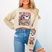 Load image into Gallery viewer, Spooky Vibes Bright Pumpkin With SLEEVE OPTION DROPDOWN TRANSFER CSC JULY 25