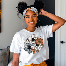 Load image into Gallery viewer, White Blue Floral TRANSFER CSC