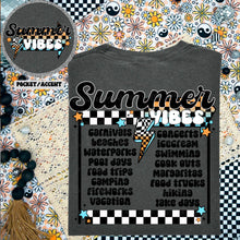 Load image into Gallery viewer, Summer Vibes Checkered With Pocket TRANSFER CSC