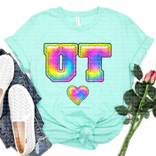 Load image into Gallery viewer, Tie Dye Faux Stitch States (All 50 states available) DTF TRANSFER