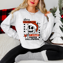 Load image into Gallery viewer, Merry Christmas I Guess, I Prefer Halloween Color DROPDOWN TRANSFER CSC SEPT 25