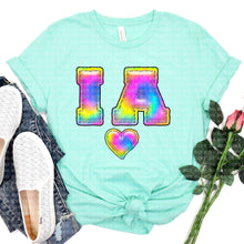 Load image into Gallery viewer, Tie Dye Faux Stitch States (All 50 states available) DTF TRANSFER