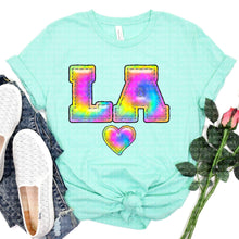 Load image into Gallery viewer, Tie Dye Faux Stitch States (All 50 states available) DTF TRANSFER