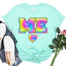 Load image into Gallery viewer, Tie Dye Faux Stitch States (All 50 states available) DTF TRANSFER