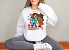 Load image into Gallery viewer, Bow Ornament Mitt And Bat Baseball Mascots DROPDOWN TRANSFER SCG NOV 25